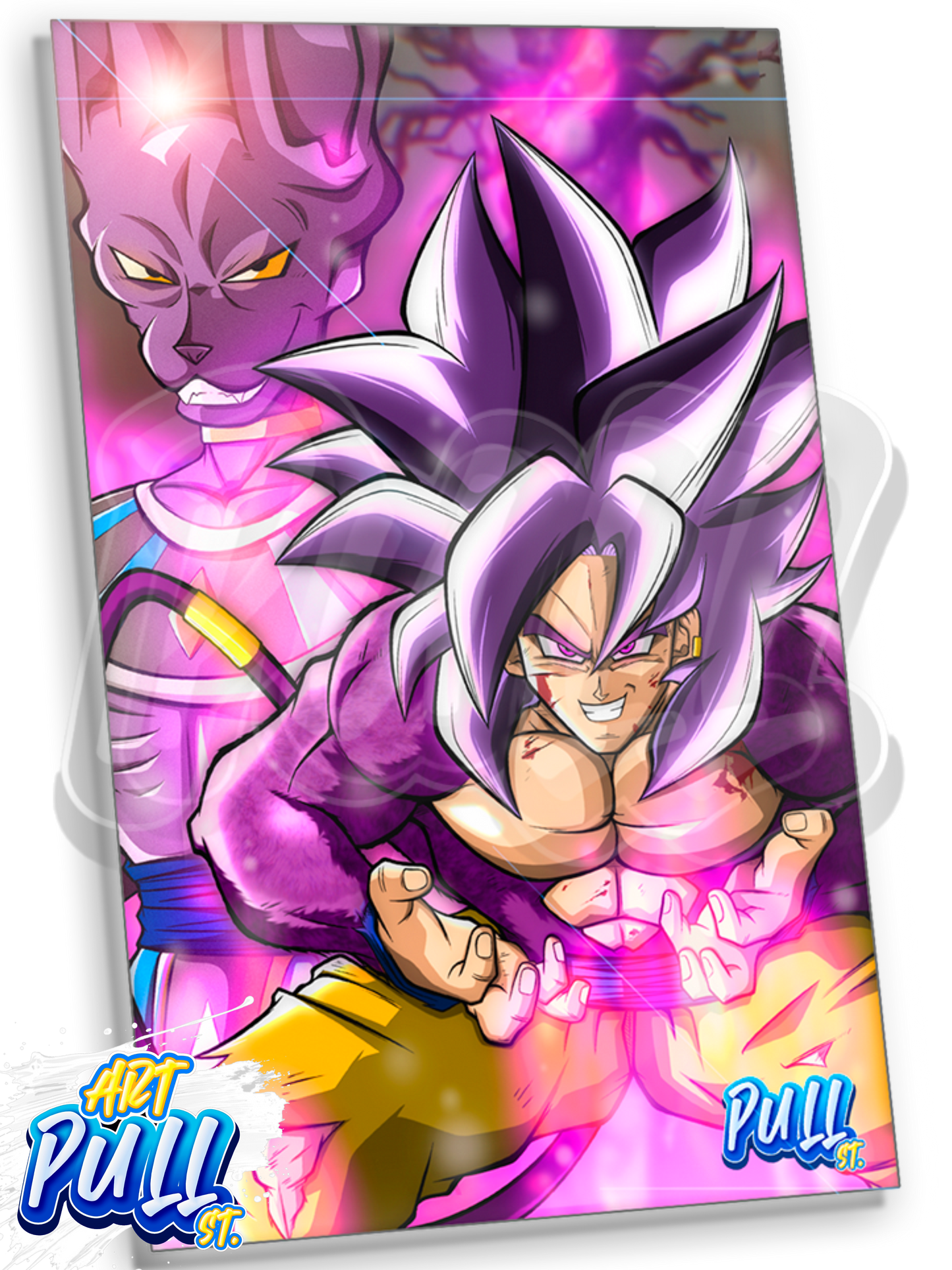 LÁMINA METÁLICA WHAT IF... KAKAROTTO HYPER EGO DRAGON BALL SUPER
