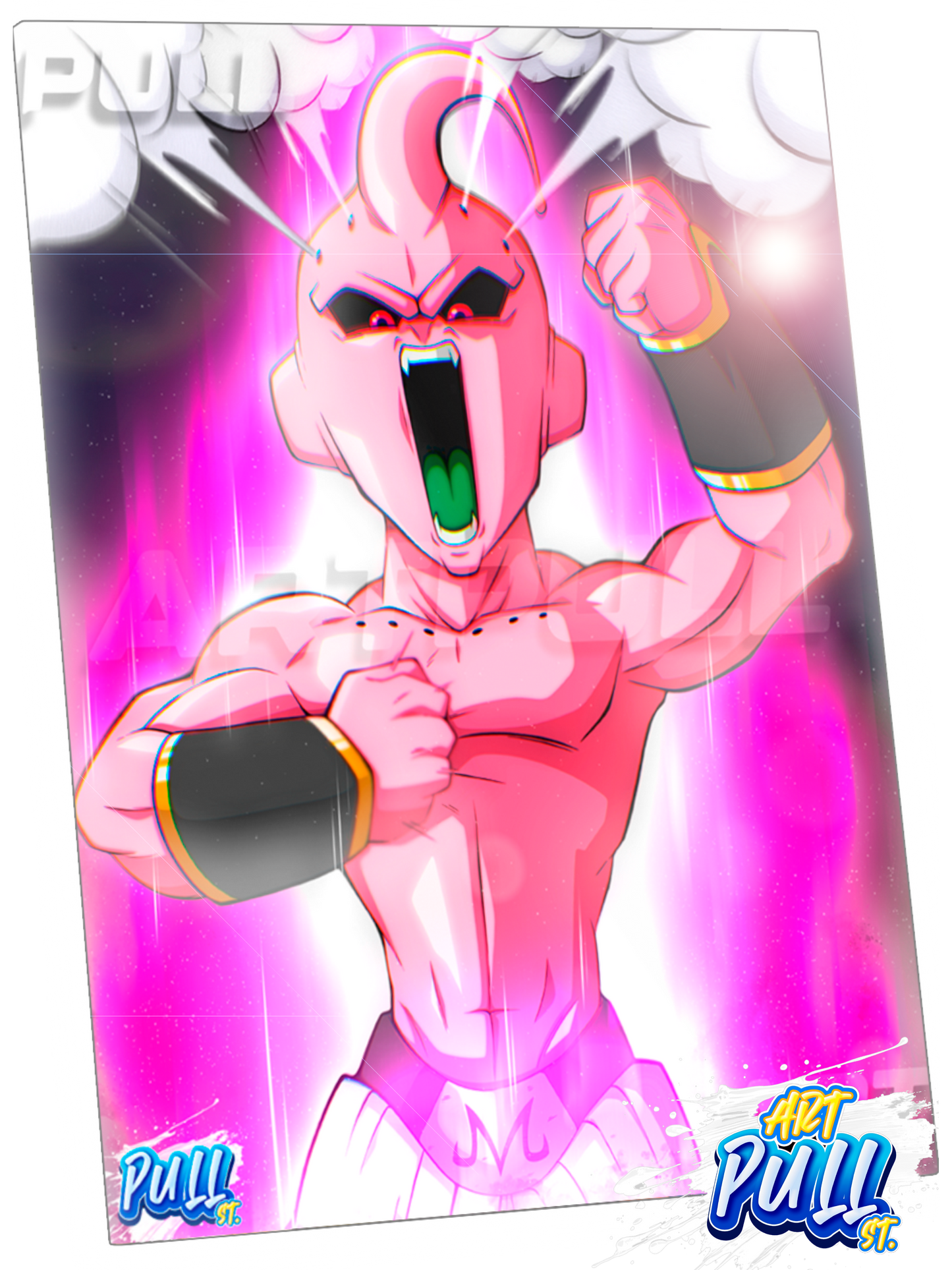 LÁMINA METÁLICA DRAGON BALL Z LITTLE BIG INFERNO KID BUU