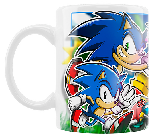 TAZA BLUE GENESIS (33) SONIC THE HEDGEHOG
