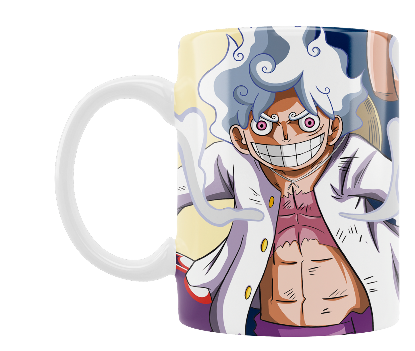 TAZA ONE PIECE JOY BOY LUFFY GEAR 5