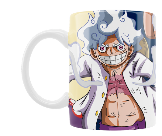 TAZA ONE PIECE JOY BOY LUFFY GEAR 5