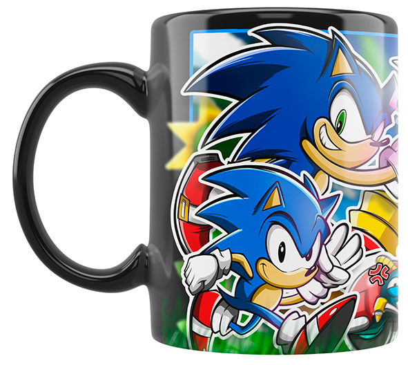 TAZA BLUE GENESIS (33) SONIC THE HEDGEHOG