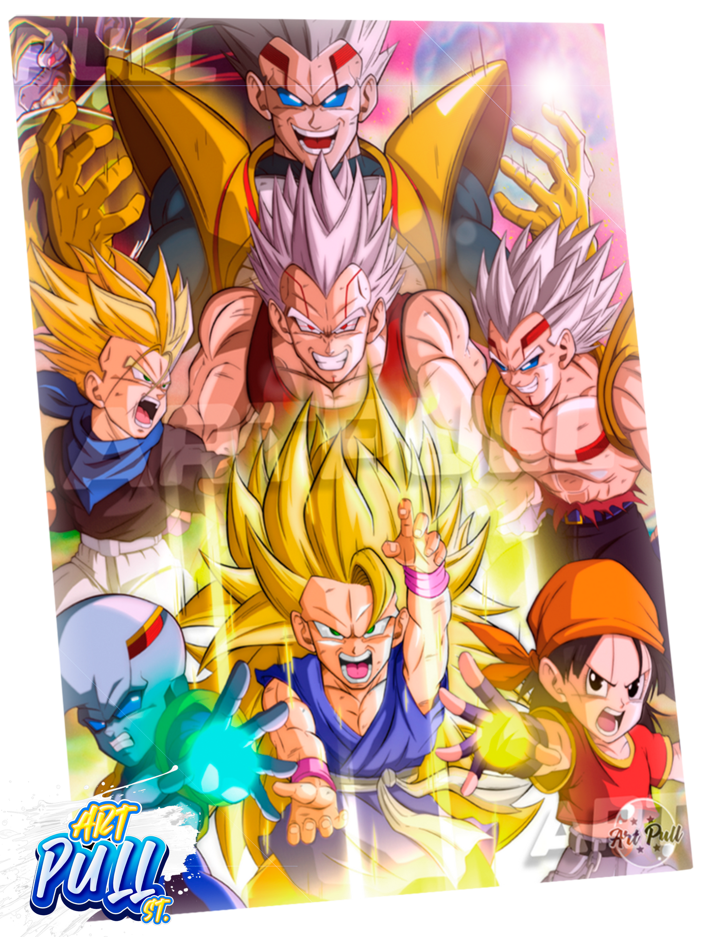 LÁMINA METÁLICA DRAGON BALL GT PARASITE BABY