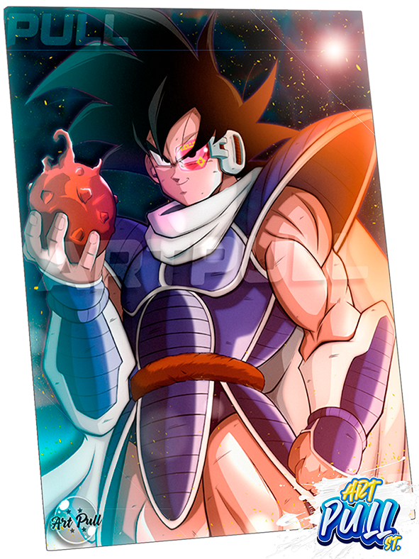 LÁMINA METÁLICA DRAGON BALL Z FRUIT OF THE LOOM TURLES