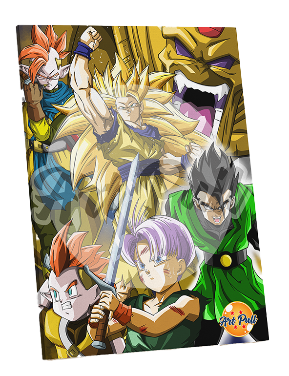LIENZO DRAGON BALL Z ATAQUE DEL DRAGÓN