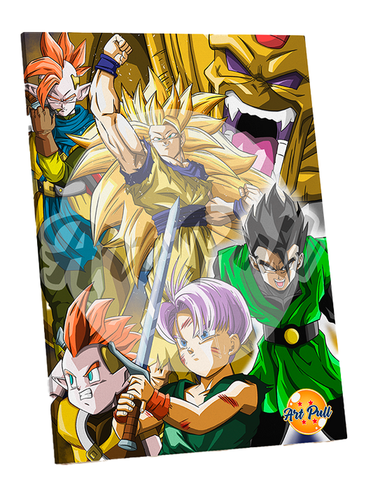 LIENZO DRAGON BALL Z ATAQUE DEL DRAGÓN