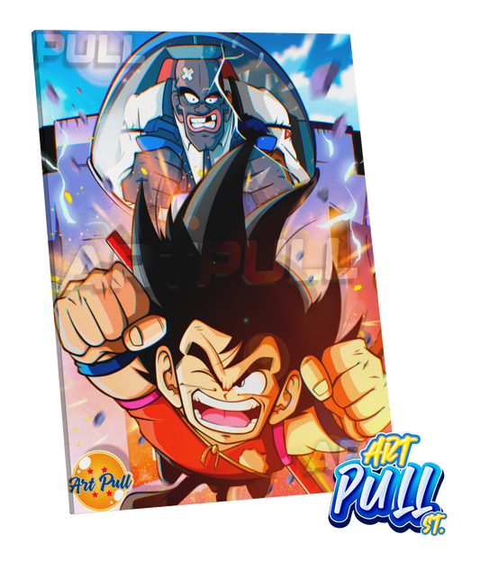 LIENZO DRAGON BALL BLACK OUT KID GOKU