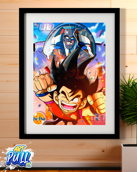 LÁMINA BLACK OUT DRAGON BALL