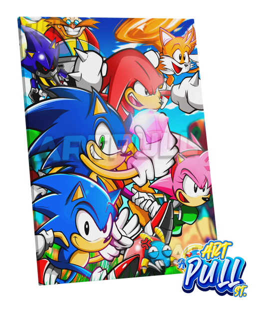 LIENZO BLUE GENESIS (33) SONIC THE HEDGEHOG