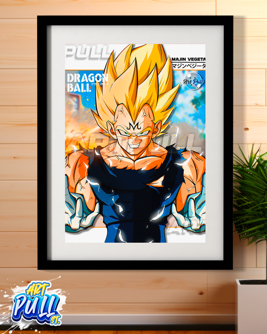 LÁMINA ULTIMATE HERO DBZ BROKEN MIND (01) MAJIN VEGETA