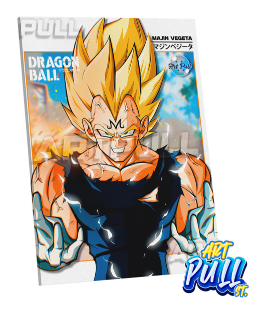 LIENZO DRAGON BALL Z BROKEN MIND (01) MAJIN VEGETA