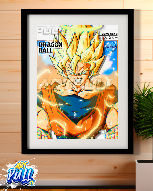 LÁMINA ULTIMATE HERO DBZ BROKEN MIND 02 GOKU SSJ2
