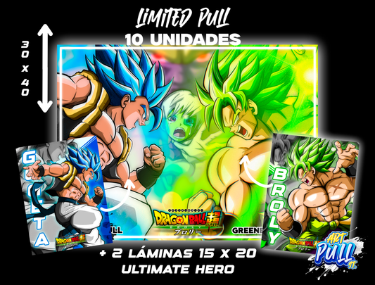 LIMITED PULL EDITION 06 GREENBLUE STORM DRAGON BALL SUPER BROLY