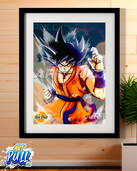 LÁMINA #DBZETTO GOKU DRAGON BALL SUPER
