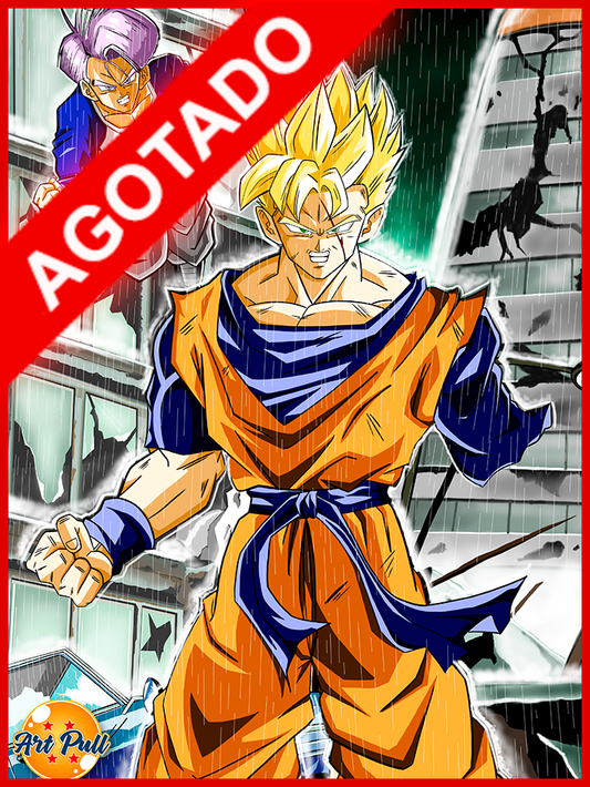 LÁMINA DRAGON BALL Z FUTURE GOHAN