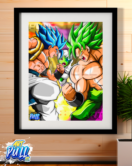 LÁMINA DRAGON BALL SUPER GREENBLUE (RE) STORM