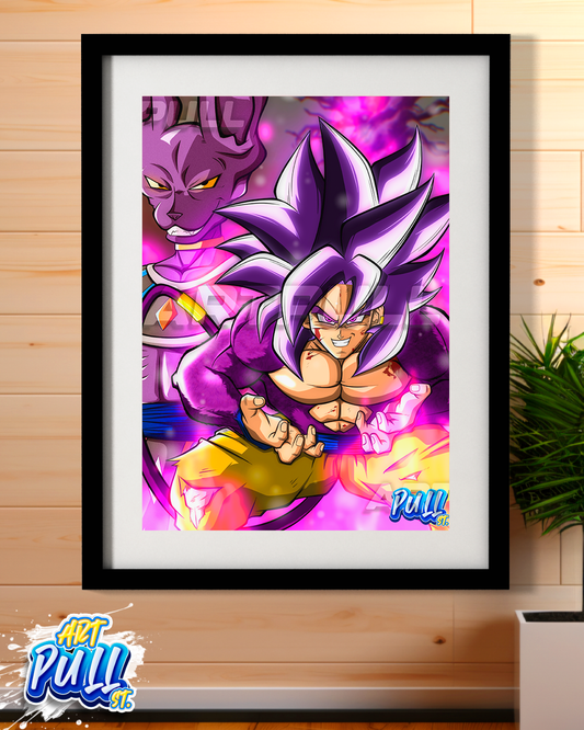 LÁMINA WHAT IF... KAKAROTTO HYPER EGO DRAGON BALL SUPER