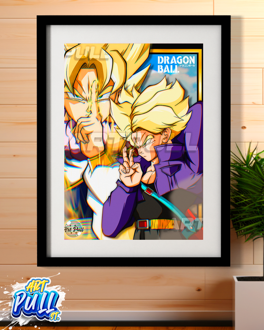 LÁMINA DRAGON BALL Z I,M LIKE YOU FUTURE TRUNKS