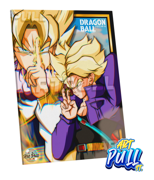 LIENZO DRAGON BALL Z I,M LIKE YOU FUTURE TRUNKS