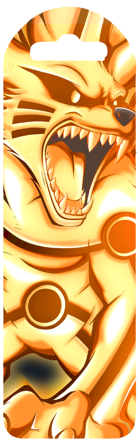 MARCAPÁGINAS NARUTO SHIPPUDEN SIXTH RASENGAN BEAST