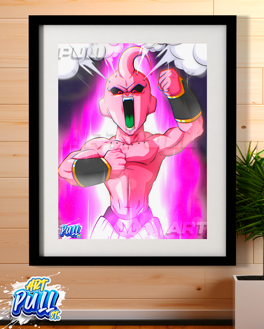 LÁMINA DRAGON BALL Z LITTLE BIG INFERNO KID BUU