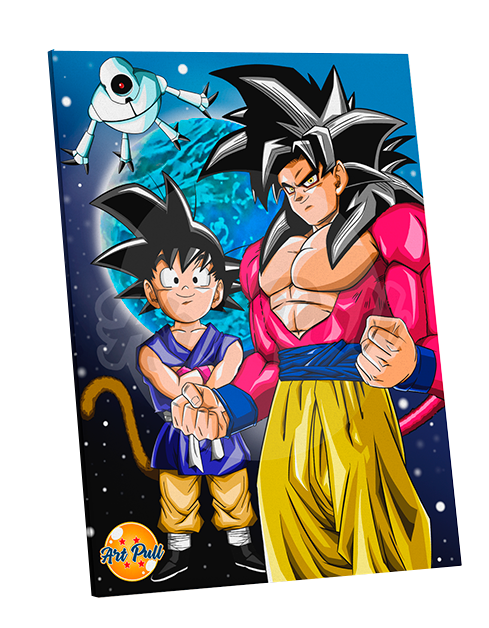 LIENZO DRAGON BALL GT GOKU SSJ4