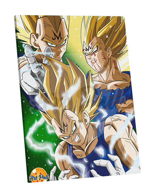 LIENZO DRAGON BALL Z MAJIN VEGETA