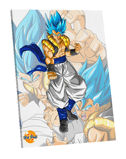 LIENZO DRAGON BALL SUPER GOGETA BLUE