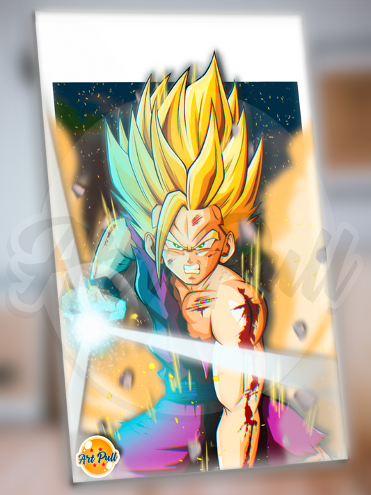 ACRÍLICO DRAGON BALL Z SOLAR WAVE (02) GOHAN SSJ2