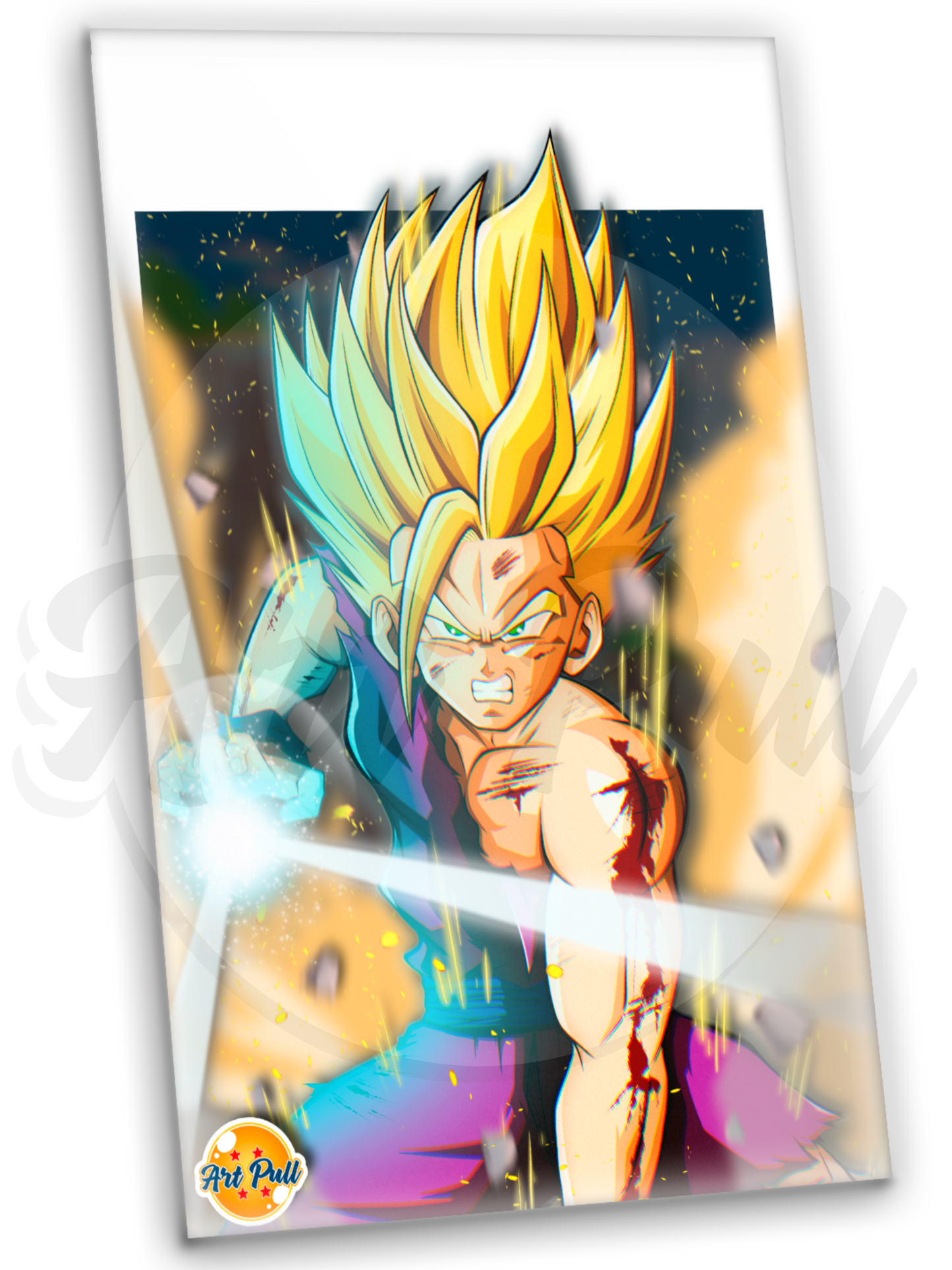 ACRÍLICO DRAGON BALL Z SOLAR WAVE (02) GOHAN SSJ2