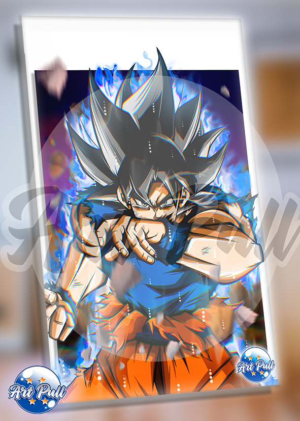 ACRÍLICO IMPERFECT GOD DRAGON BALL SUPER GOKU SIGN