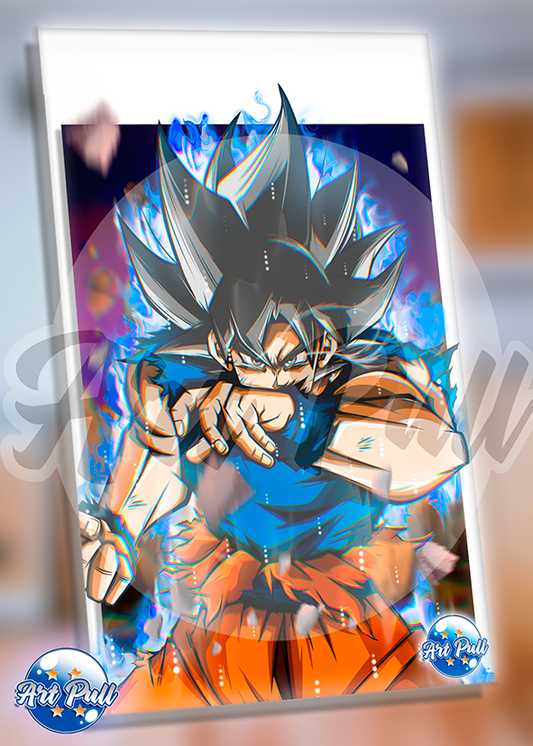 ACRÍLICO IMPERFECT GOD DRAGON BALL SUPER GOKU SIGN