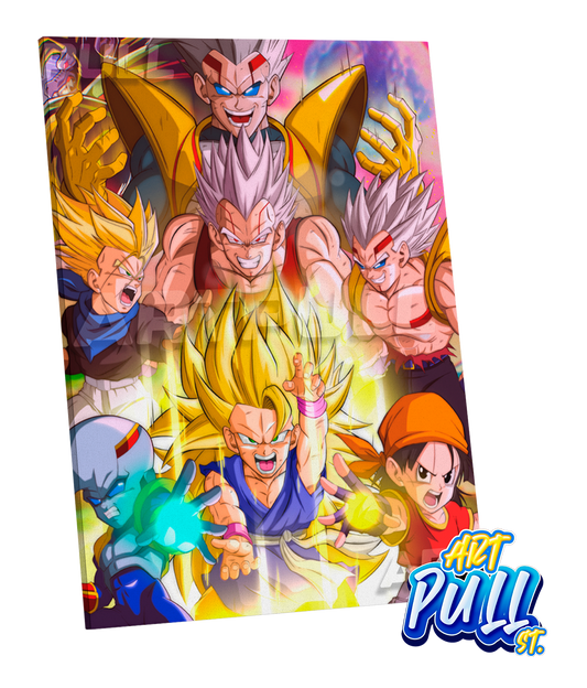 LIENZO DRAGON BALL GT PARASITE BABY