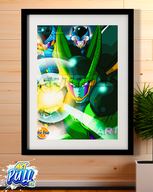 LÁMINA DRAGON BALL Z SOLAR WAVE (01) PERFECT CELL