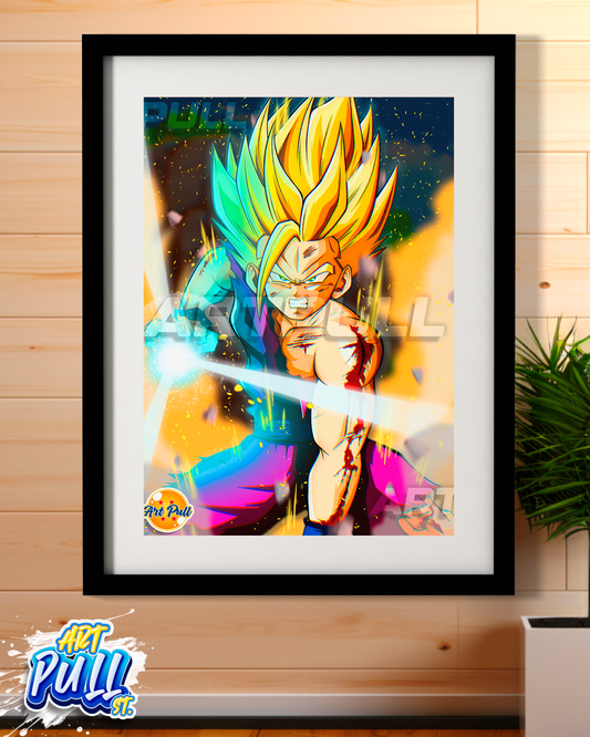 LÁMINA DRAGON BALL Z SOLAR WAVE (02) GOHAN SSJ2
