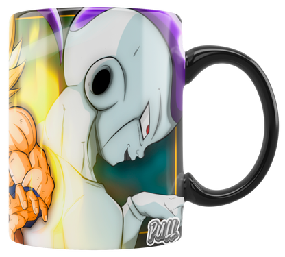TAZA DRAGON BALL Z FACE OF EVIL GOKU VS. FREEZER