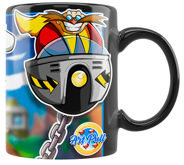 TAZA BLUE GENESIS (33) SONIC THE HEDGEHOG