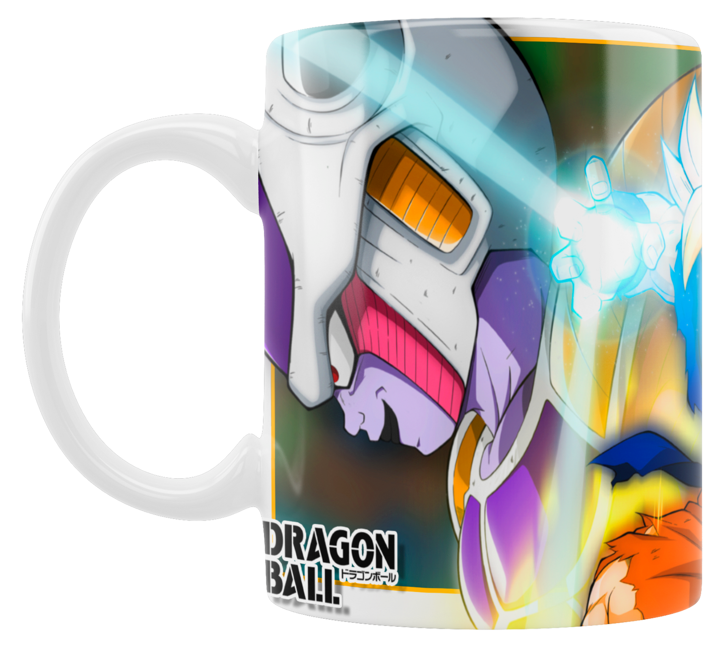 TAZA DRAGON BALL Z FACE OF EVIL GOKU VS. FREEZER