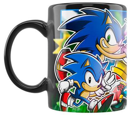 TAZA BLUE GENESIS (33) SONIC THE HEDGEHOG