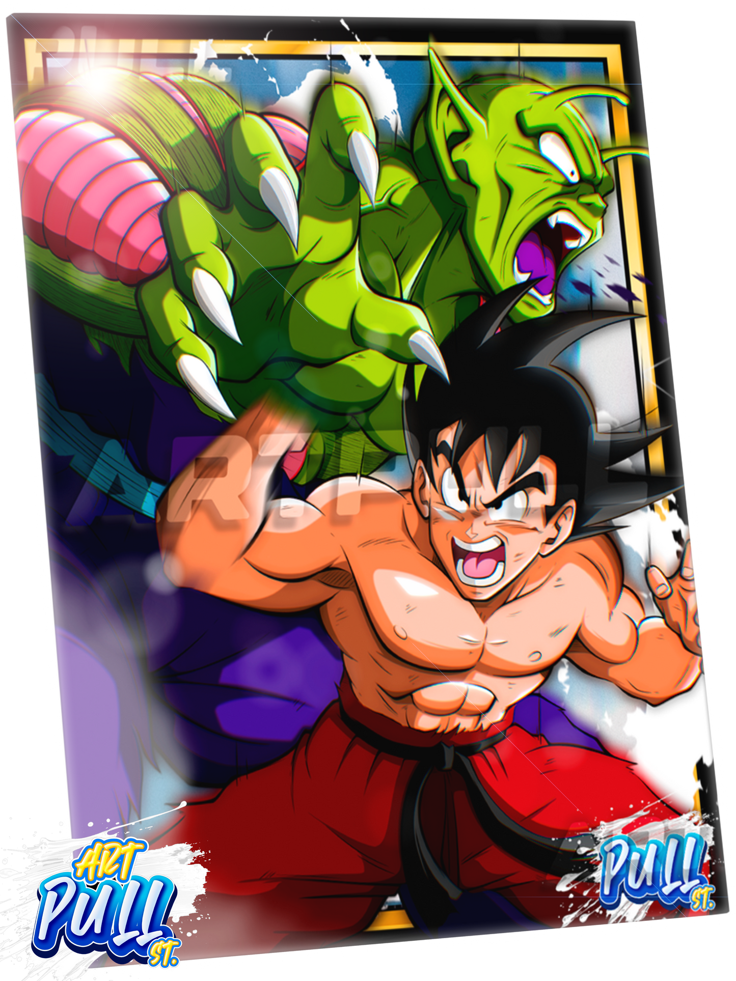 LÁMINA METÁLICA DRAGON BALL Z METEORIC STROKE