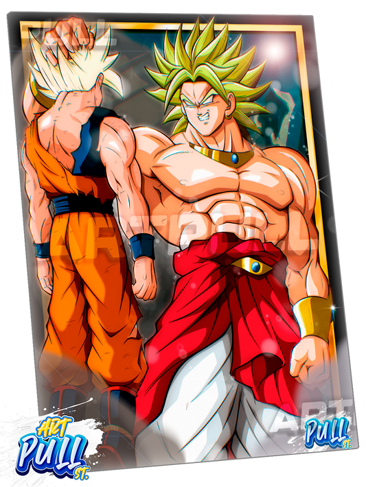 LÁMINA METÁLICA DRAGON BALL Z DEEP IMPACT
