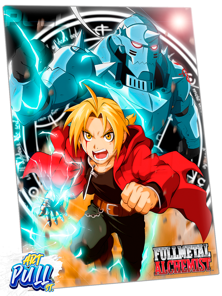 LÁMINA METÁLICA FULLMETAL ALCHEMIST BROTHERHOOD