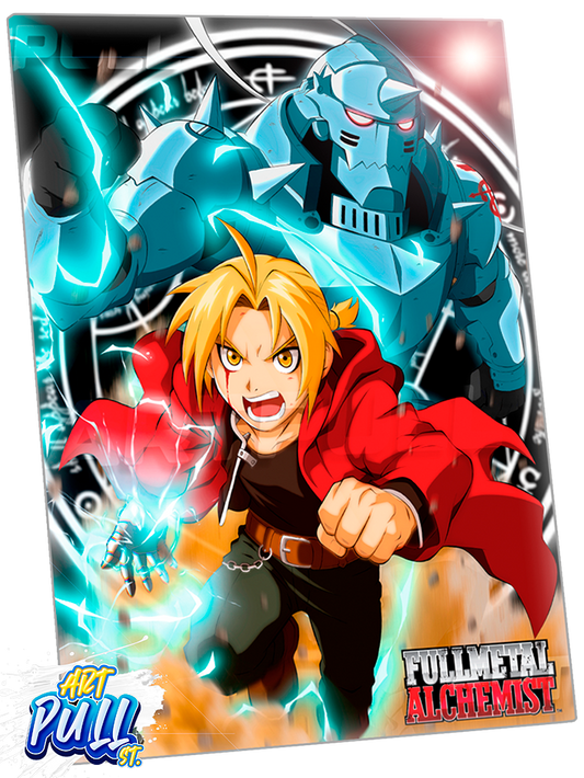 LÁMINA METÁLICA FULLMETAL ALCHEMIST BROTHERHOOD