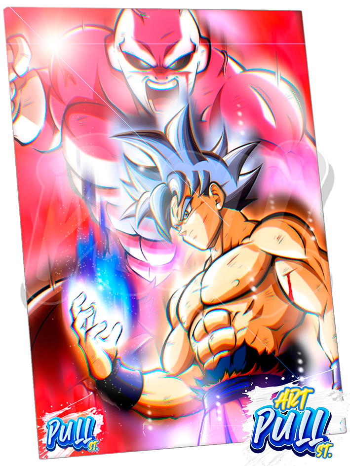 LÁMINA METÁLICA DRAGON BALL SUPER UNIVERSAL WAR