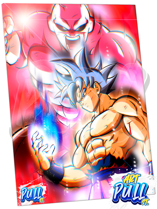 LÁMINA METÁLICA DRAGON BALL SUPER UNIVERSAL WAR