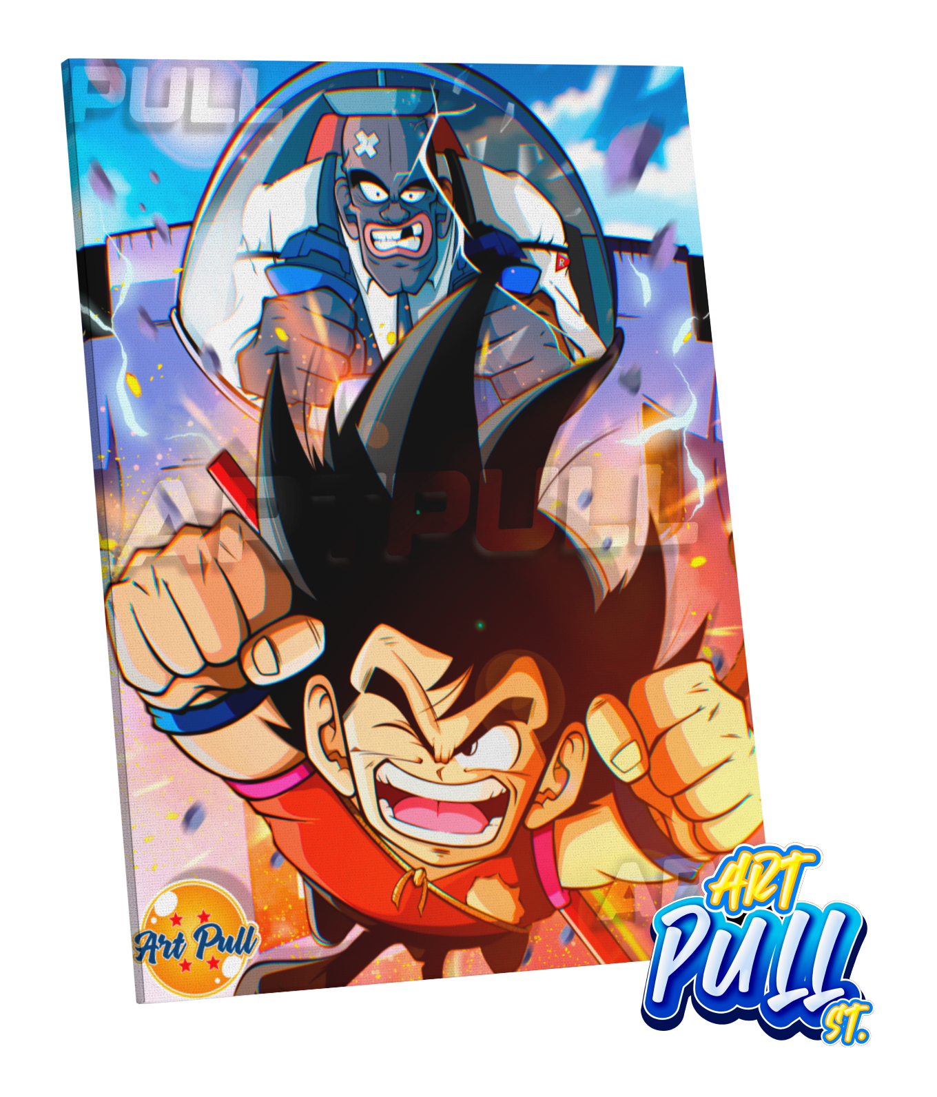 LIENZO DRAGON BALL BLACK OUT KID GOKU