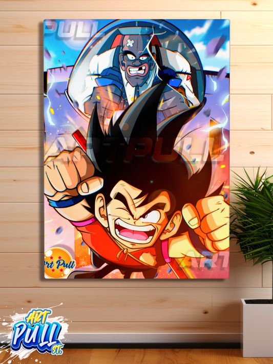 LIENZO DRAGON BALL BLACK OUT KID GOKU