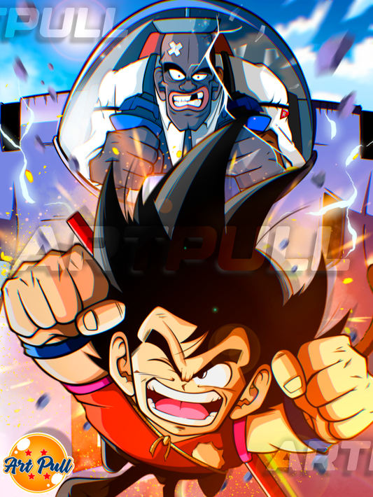 LÁMINA BLACK OUT DRAGON BALL