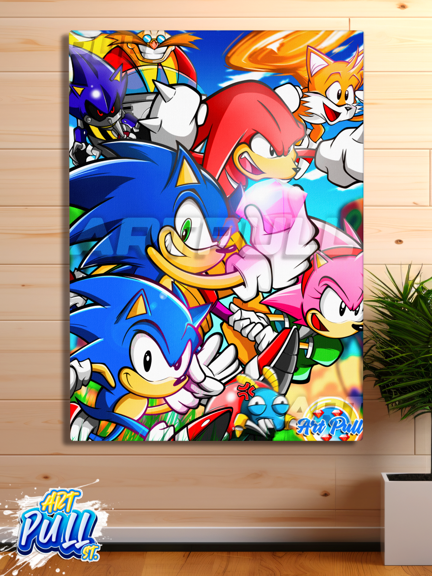 LIENZO BLUE GENESIS (33) SONIC THE HEDGEHOG