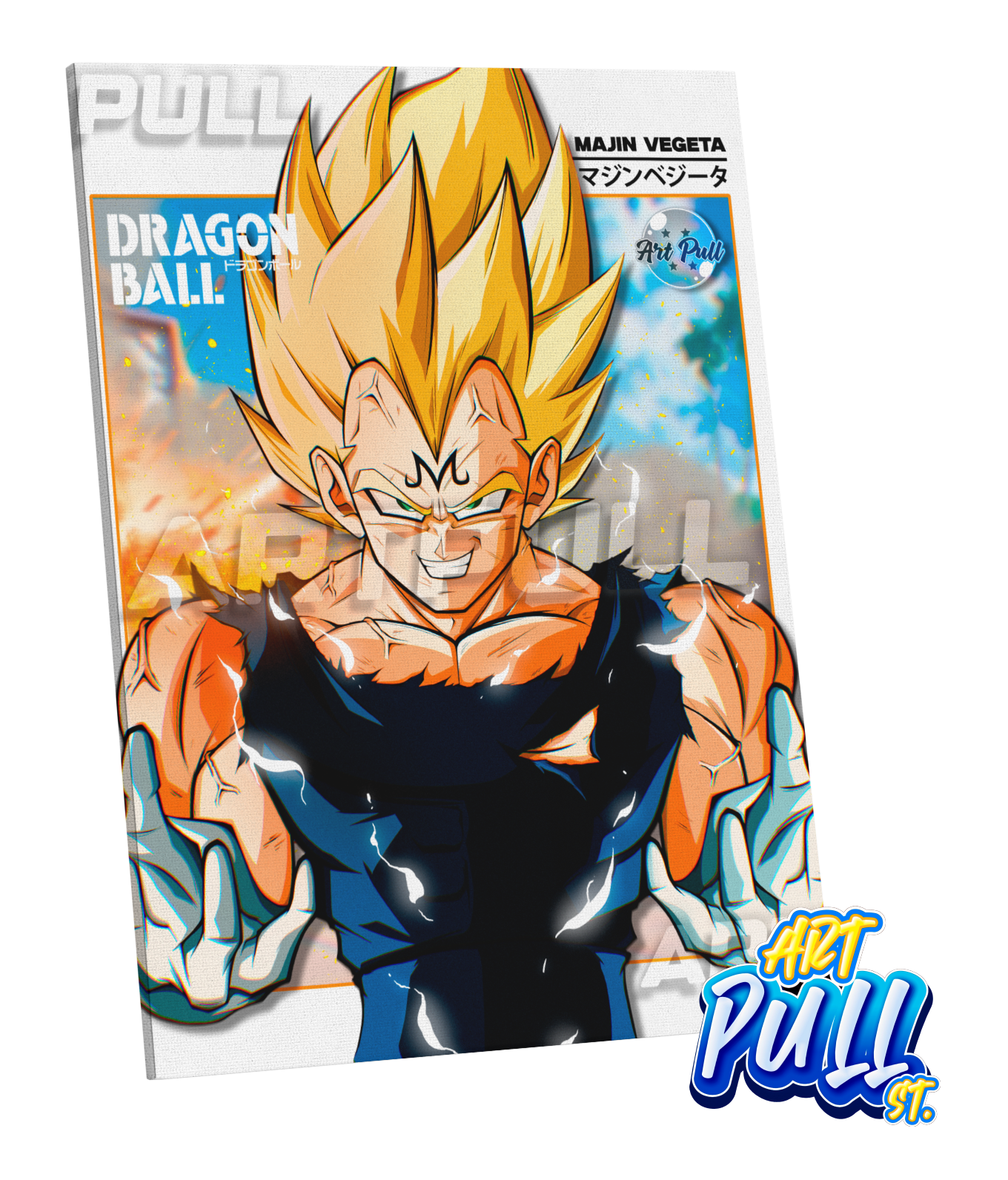 LIENZO DRAGON BALL Z BROKEN MIND (01) MAJIN VEGETA